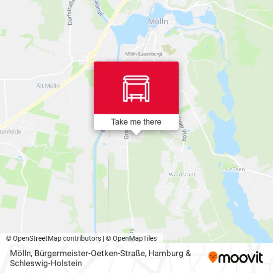 Карта Mölln, Bürgermeister-Oetken-Straße