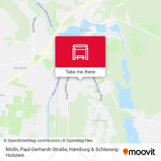 Карта Mölln, Paul-Gerhardt-Straße