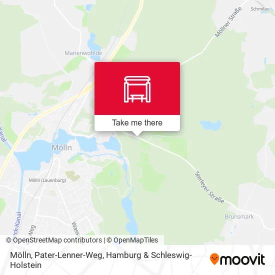 Карта Mölln, Pater-Lenner-Weg