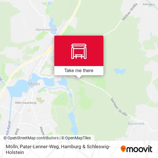 Карта Mölln, Pater-Lenner-Weg