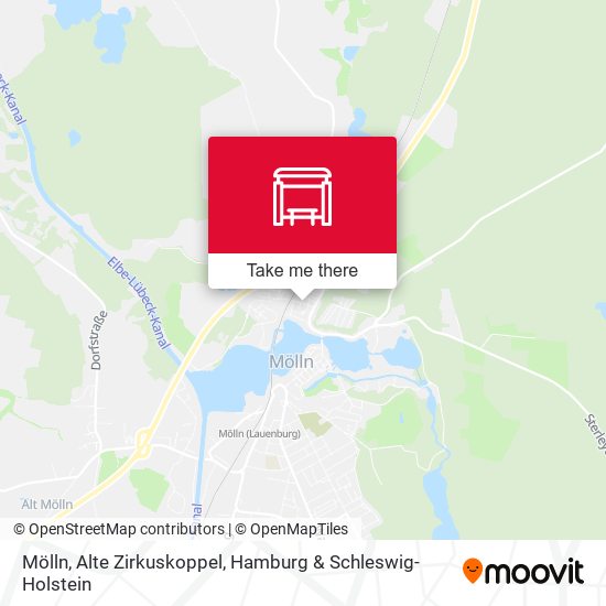 Mölln, Alte Zirkuskoppel map