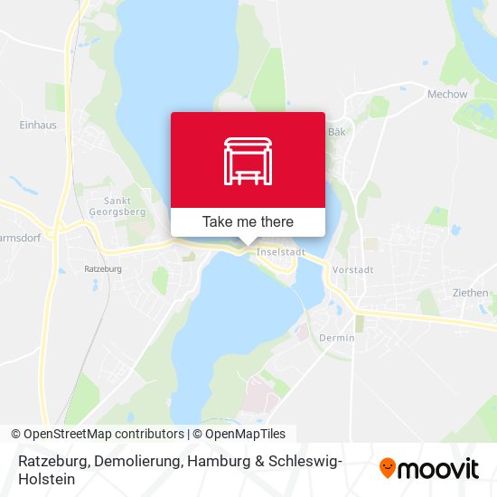 Карта Ratzeburg, Demolierung