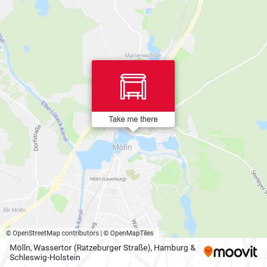 Mölln, Wassertor (Ratzeburger Straße) map