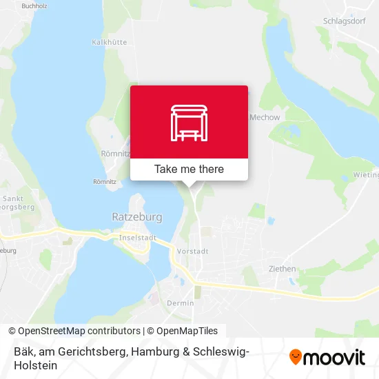 Карта Bäk, am Gerichtsberg