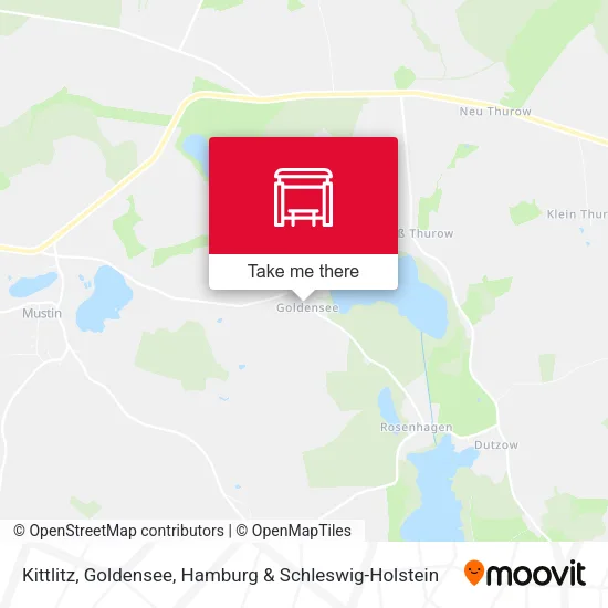 Карта Kittlitz, Goldensee