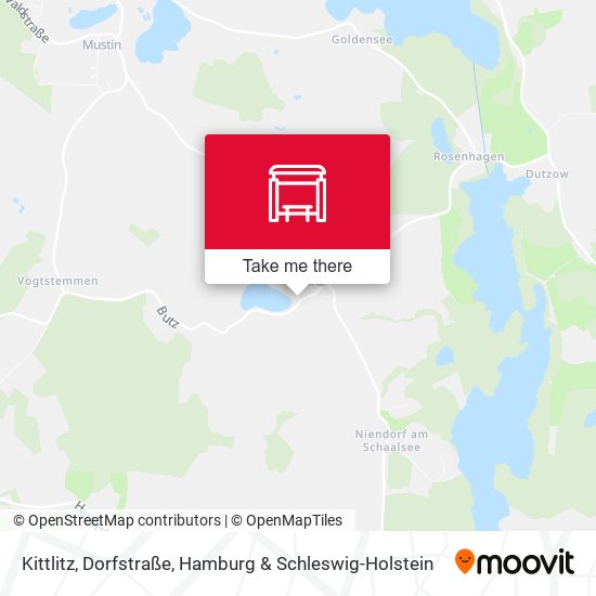 Kittlitz, Dorfstraße map