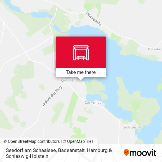 Карта Seedorf am Schaalsee, Badeanstalt