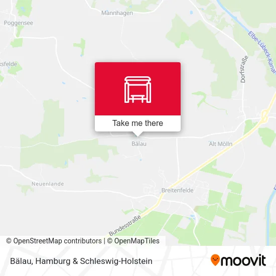 Карта Bälau