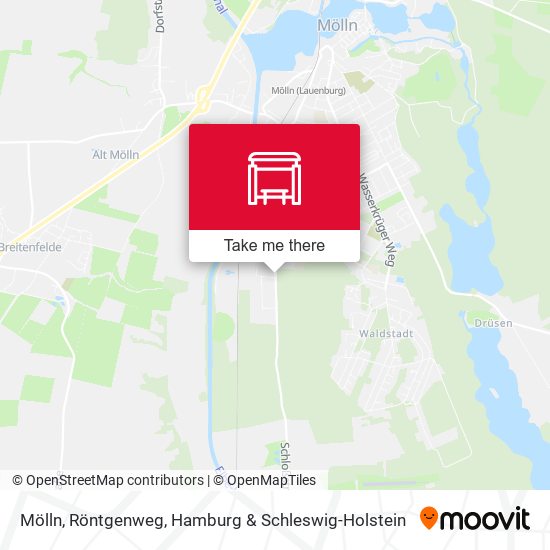 Mölln, Röntgenweg map