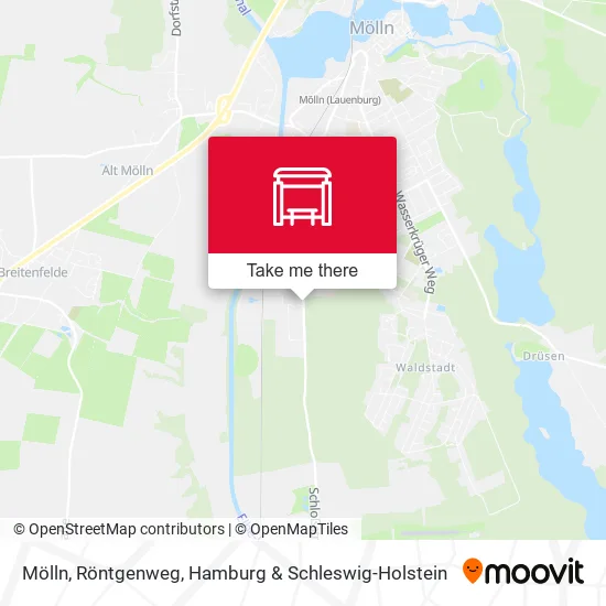 Карта Mölln, Röntgenweg