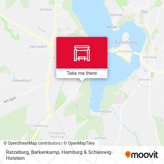 Ratzeburg, Barkenkamp map