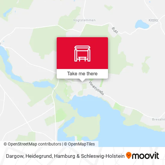 Карта Dargow, Heidegrund
