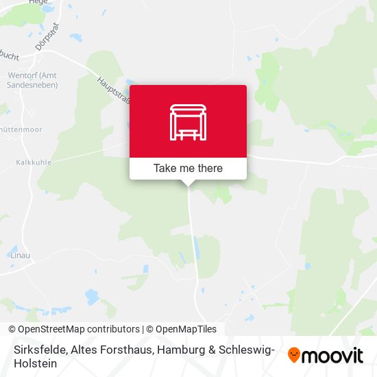 Sirksfelde, Altes Forsthaus map