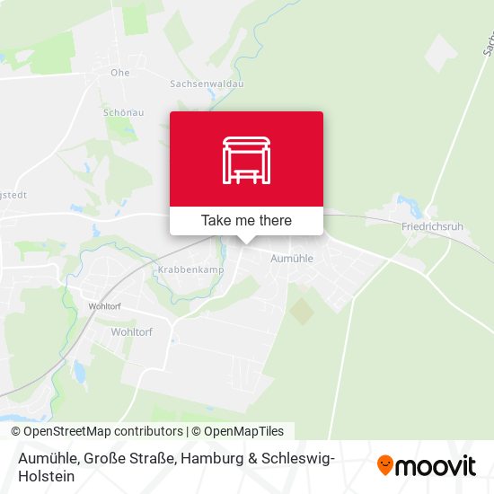 Aumühle, Große Straße map