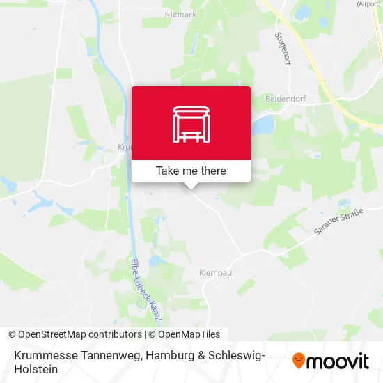 Карта Krummesse Tannenweg