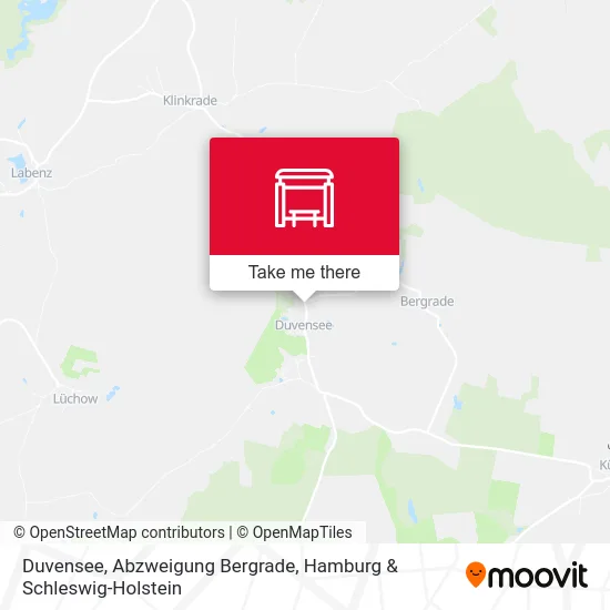 Карта Duvensee, Abzweigung Bergrade