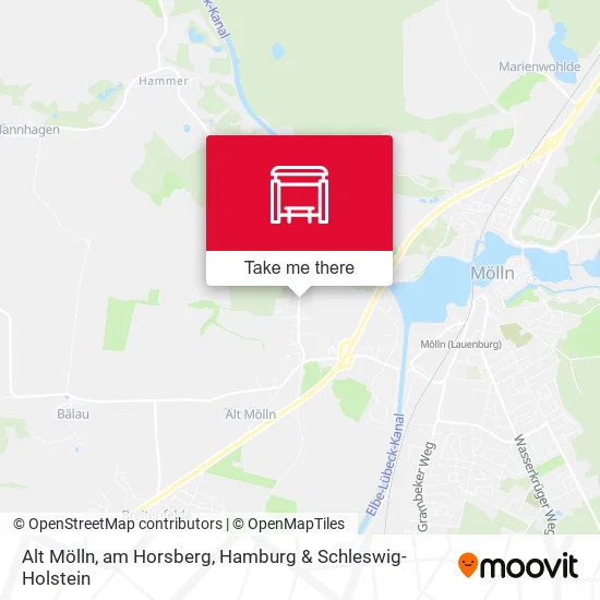 Карта Alt Mölln, am Horsberg