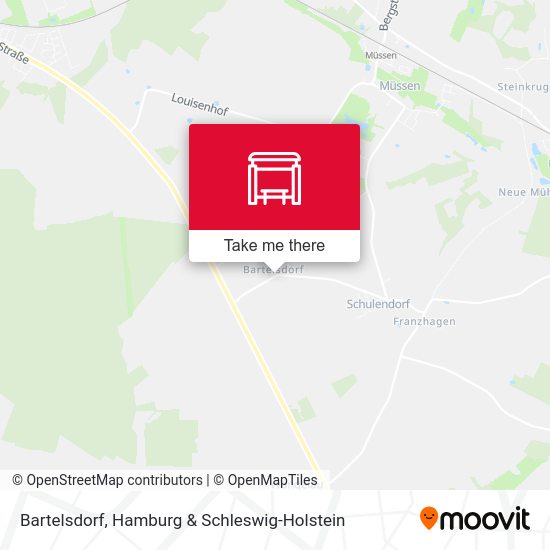 Bartelsdorf map