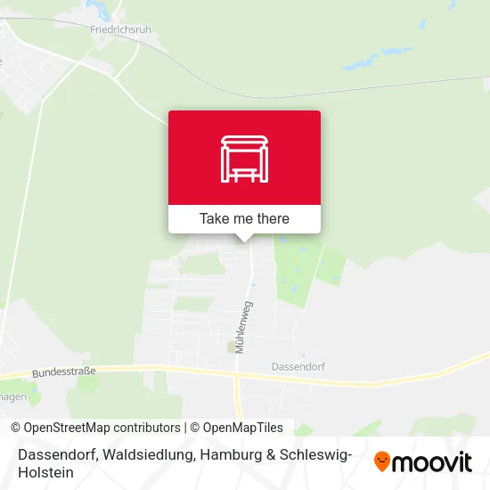 Карта Dassendorf, Waldsiedlung