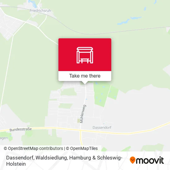 Карта Dassendorf, Waldsiedlung
