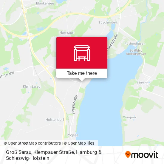 Карта Groß Sarau, Klempauer Straße