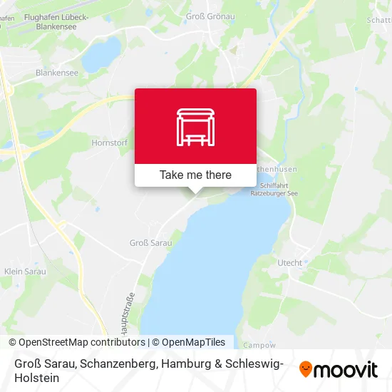 Карта Groß Sarau, Schanzenberg