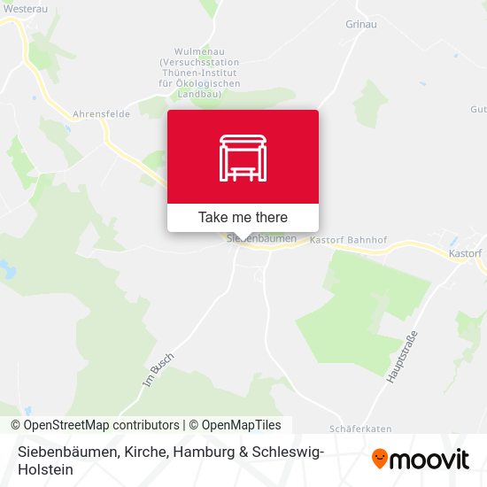 Siebenbäumen, Kirche map
