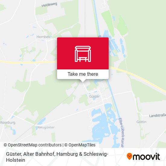 Güster, Alter Bahnhof map