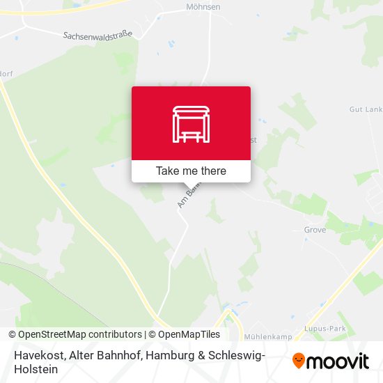 Havekost, Alter Bahnhof map