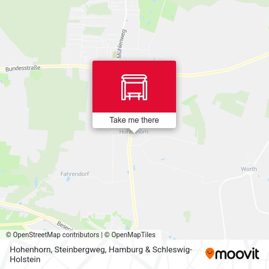 Hohenhorn, Steinbergweg map