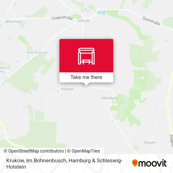 Карта Krukow, Im Bohnenbusch