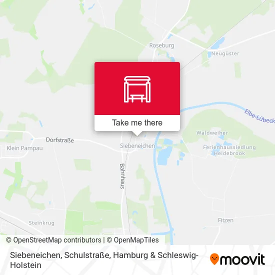 Карта Siebeneichen, Schulstraße