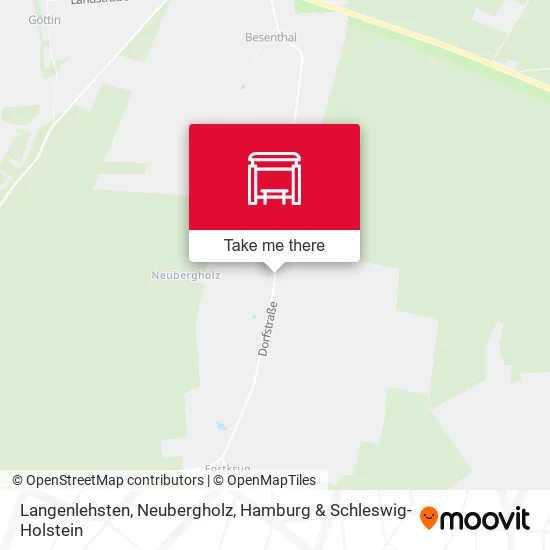 Карта Langenlehsten, Neubergholz