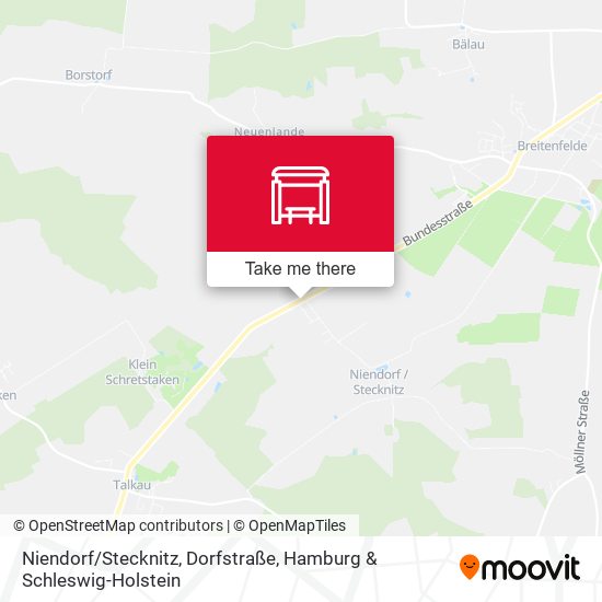 Niendorf/Stecknitz, Dorfstraße map