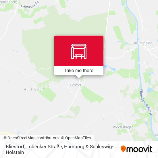 Bliestorf, Lübecker Straße map