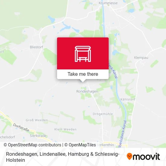 Rondeshagen, Lindenallee map