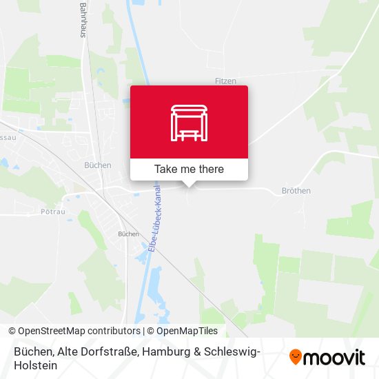 Büchen, Alte Dorfstraße map