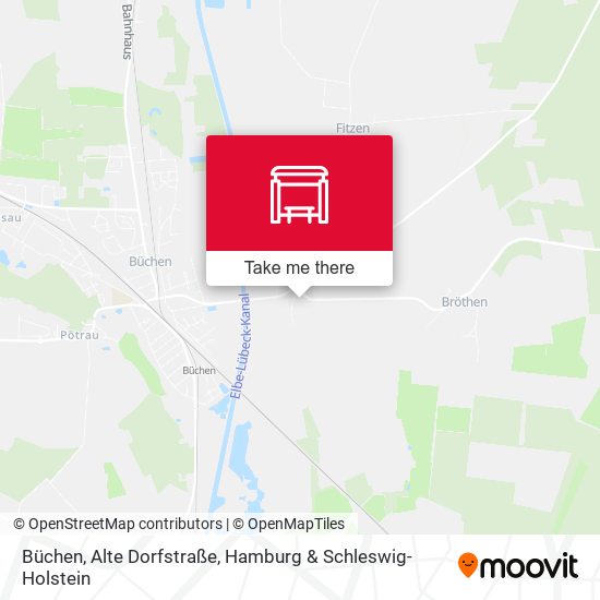 Büchen, Alte Dorfstraße map