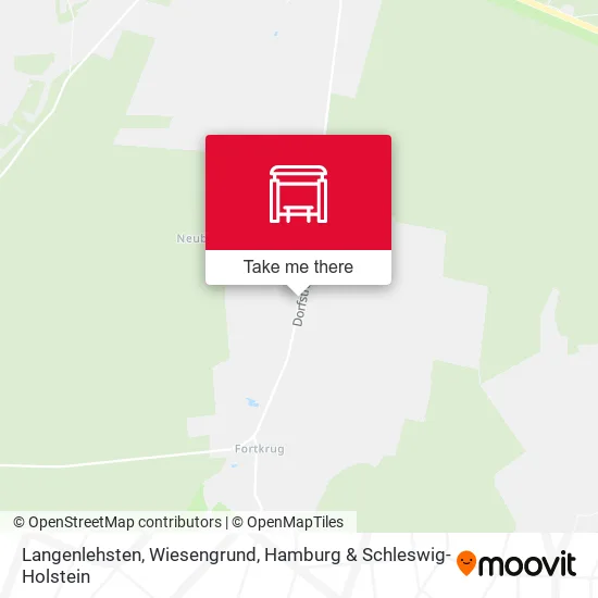 Карта Langenlehsten, Wiesengrund