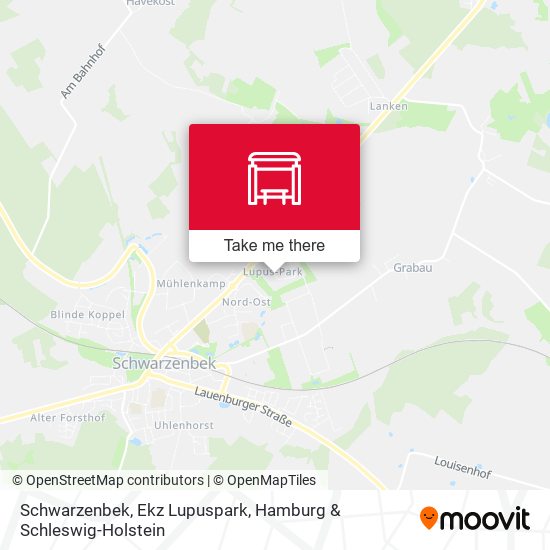 Schwarzenbek, Ekz Lupuspark map