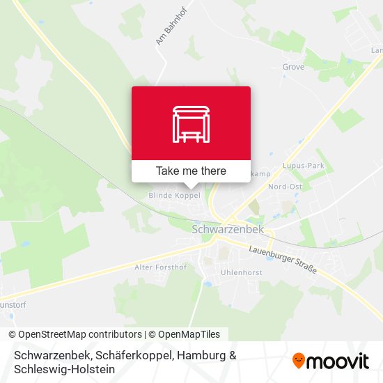 Schwarzenbek, Schäferkoppel map