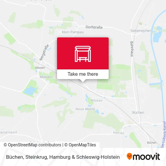 Карта Büchen, Steinkrug