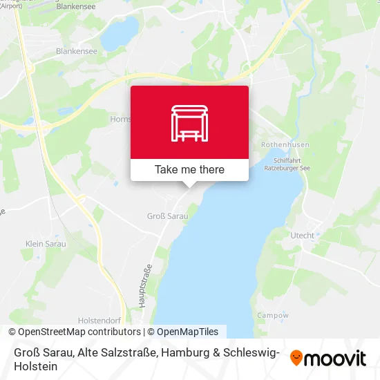 Карта Groß Sarau, Alte Salzstraße