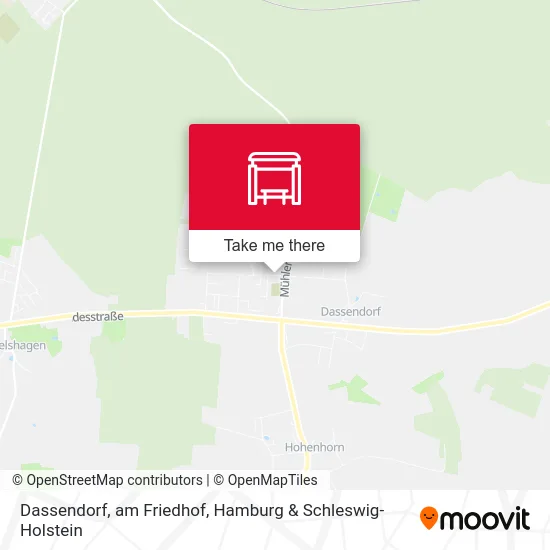 Карта Dassendorf, am Friedhof