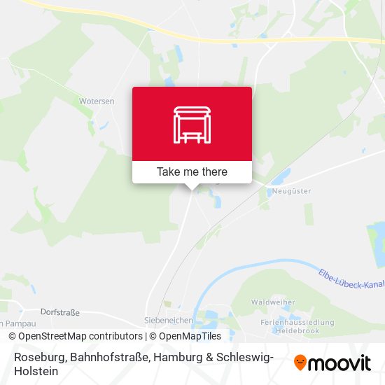 Roseburg, Bahnhofstraße map