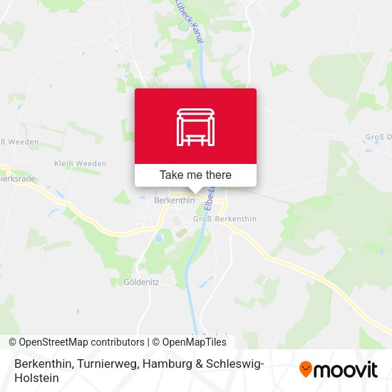 Berkenthin, Turnierweg map