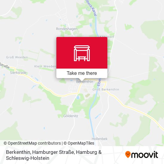Berkenthin, Hamburger Straße map