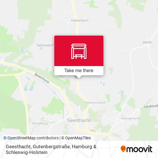Geesthacht, Gutenbergstraße map