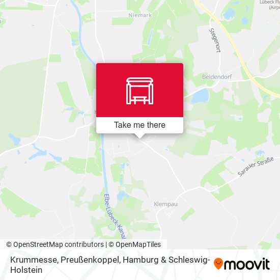 Krummesse, Preußenkoppel map