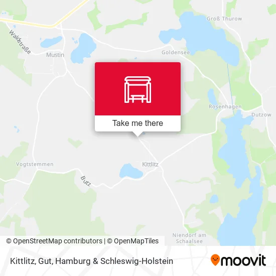 Карта Kittlitz, Gut
